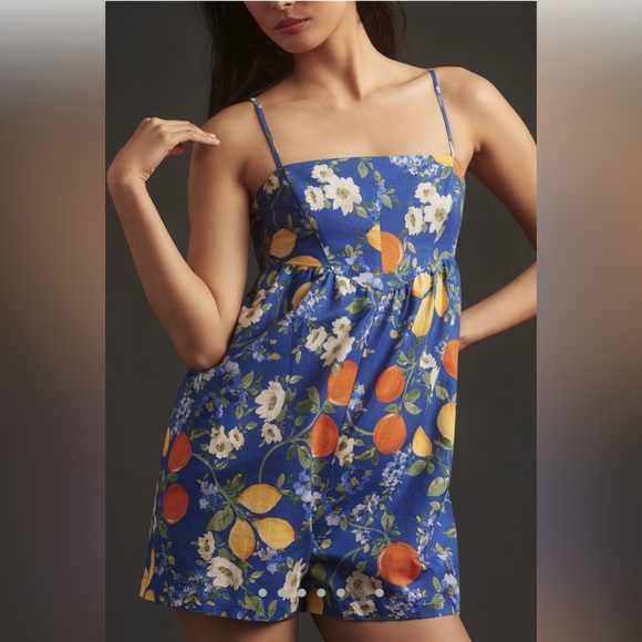 Corey Lynn Calter for Anthropologie Sadie Romper Size XS - Picture 8 of 11